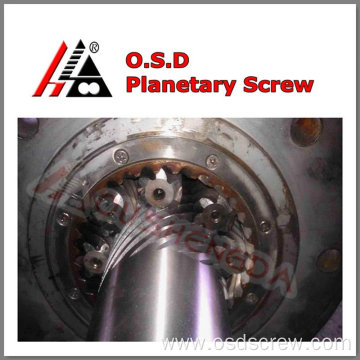 Lastest design planetary screw barrel for plastic extruder